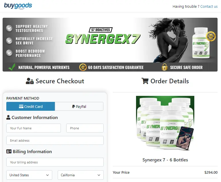 Synergex 7 order